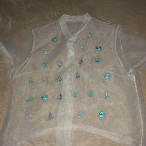 Mesh See-Through Top